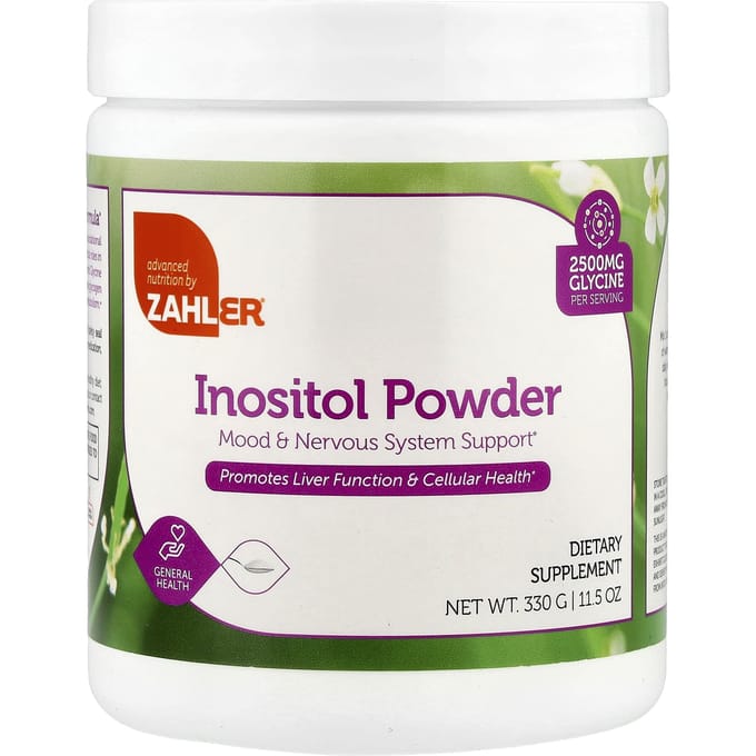 Zahler, Inositol + Glycine, 330 g (11,5 oz)
