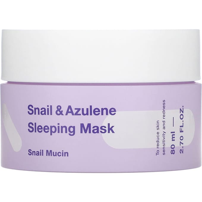 Tiam, Snail & Azulene Sleeping Beauty Mask, 2.7 fl oz (80 ml) white