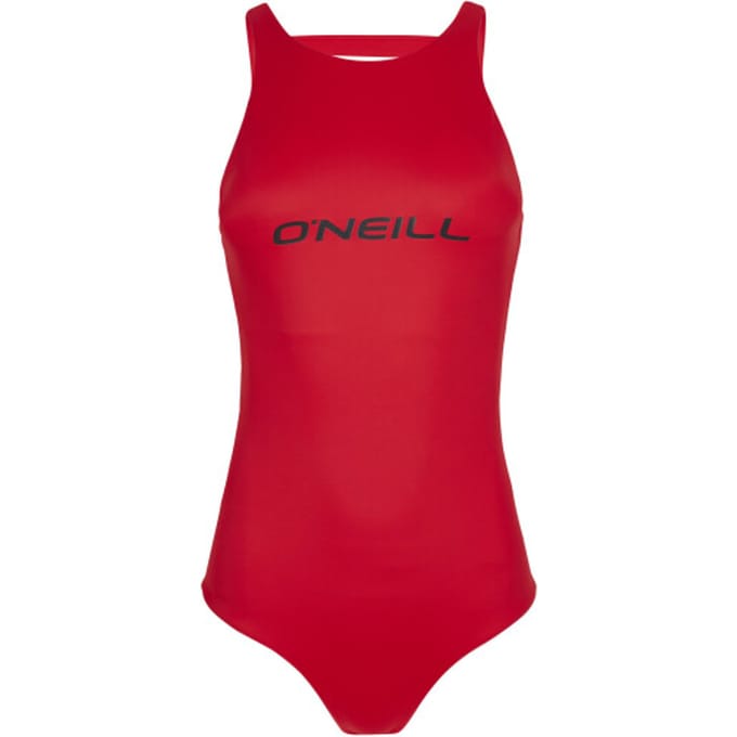 O'Neill Dames Badpak Logo Swimsuit Rood - Maat 34