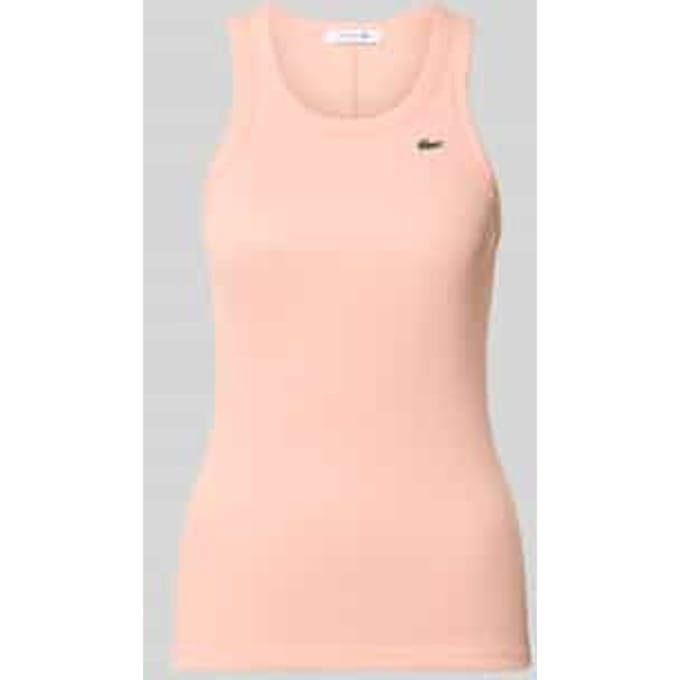 Slim fit Tank Top van puur katoen