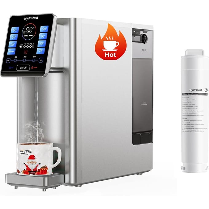 Hydrofast W100 Aanrecht Waterfilter + Gratis Hydrofast HF02 RO Filterelement (Combinatieset)
