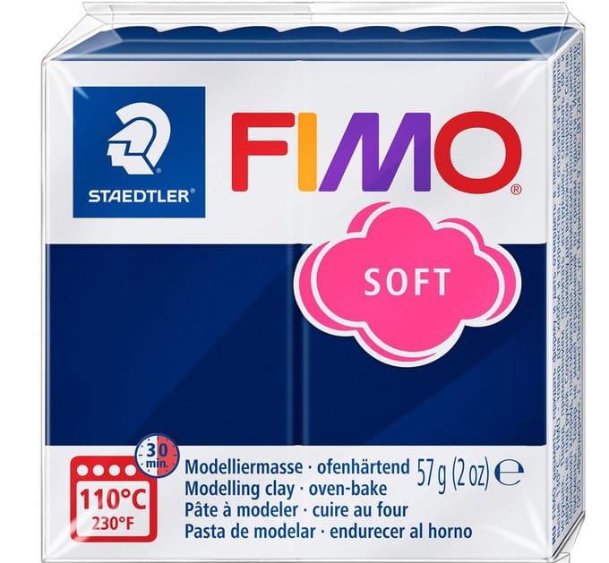 Boetseerklei Fimo soft 57 gram windsorblauw