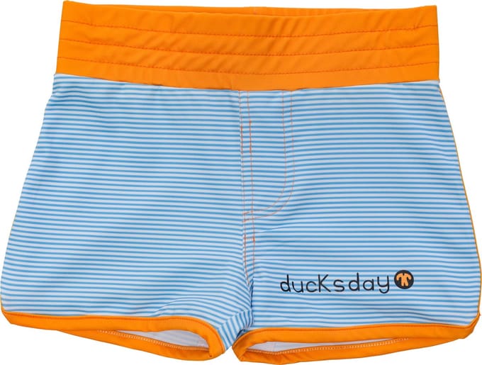 Ducksday - zwembroek - UV - true blue - blauw - 7-8 jaar - 122/128 - valt klein