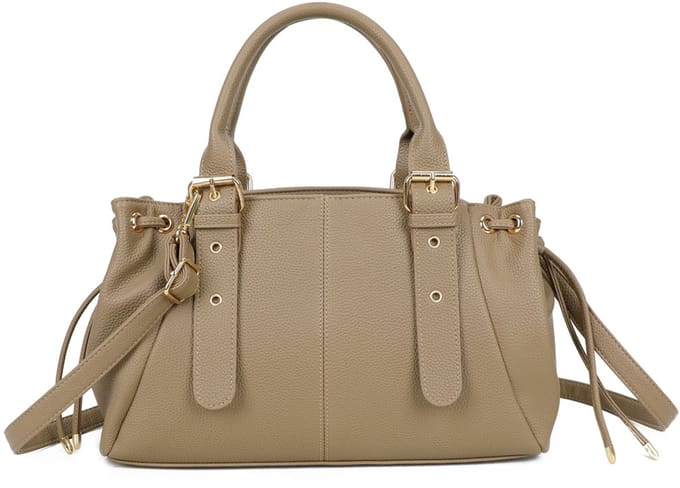 Gallantry® Dames Handtas – Schoudertas – Ruime Tas met Binnenvakken – Taupe