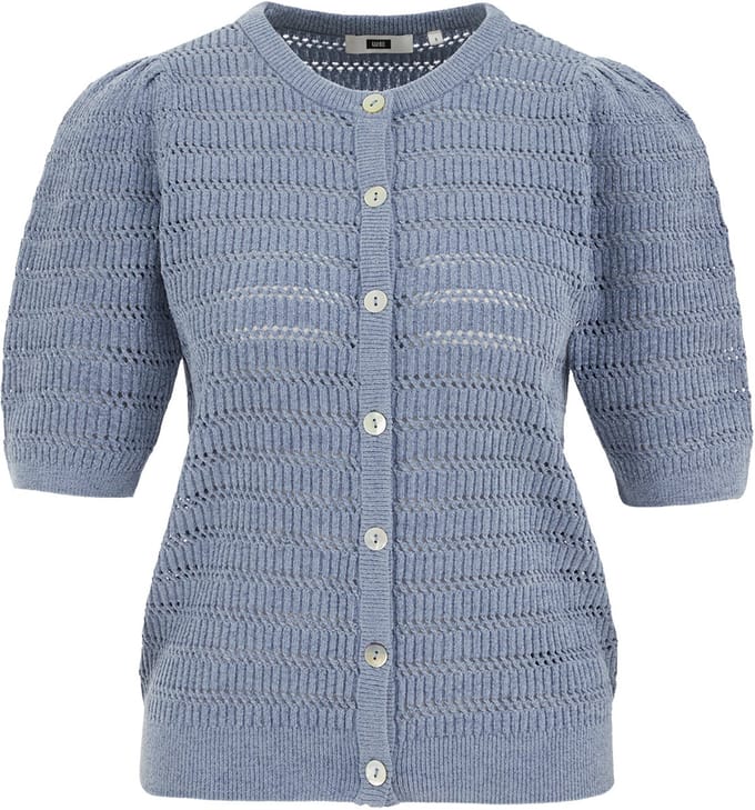WE Fashion Dames vest met open structuur