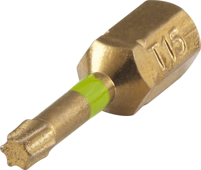 wolfcraft - Diamant bit TORX T15 - Torx T 15 bitje - Bits - 1297000