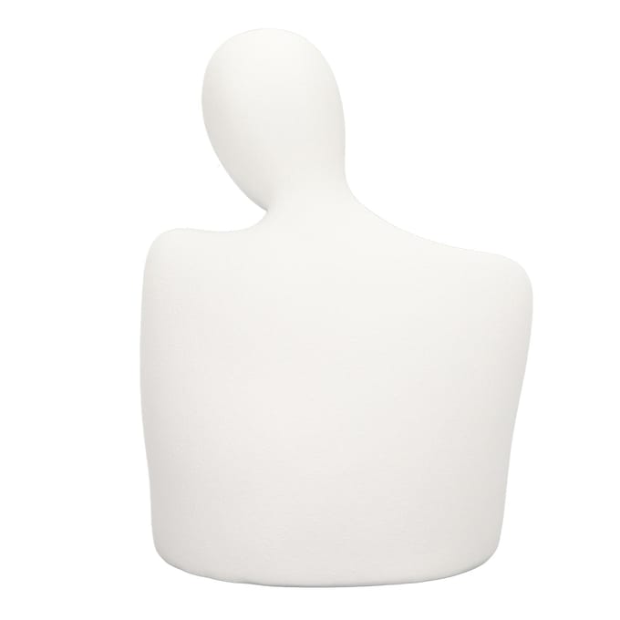 Mannequin Sieraden Ketting Display Buste Standaard Witte Hars Elegante Buste Display Houder voor Ketting white