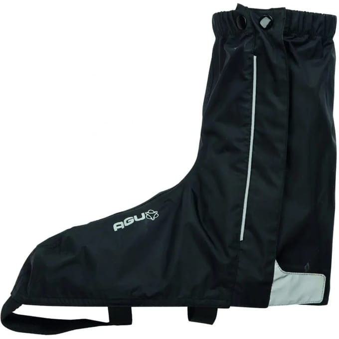 AGU Essential - Bike Boots - Regenoverschoenen - Unisex - Zwart - Waterdicht - Reflecterend - Verstelbaar - S