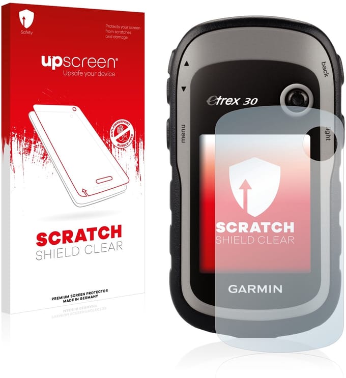 upscreen - Screenprotector voor Garmin eTrex 30 - Folie Beschermfolie transparant