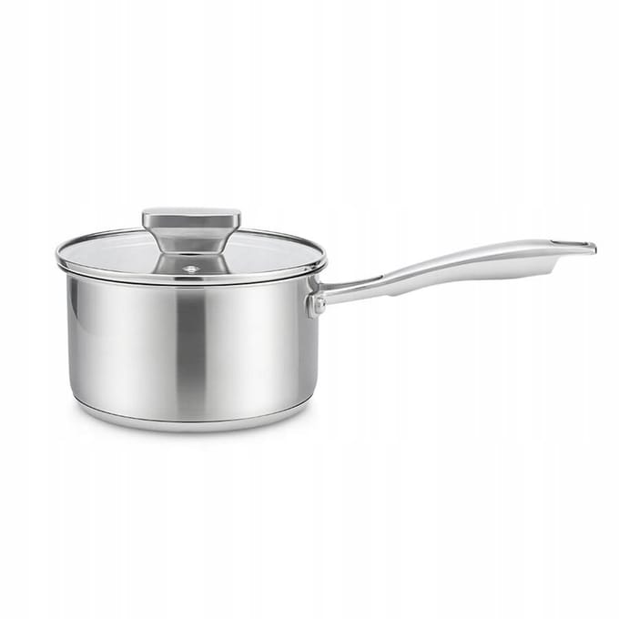 RVS Steelpan met Deksel 16 cm, 1.7 L - Maestro