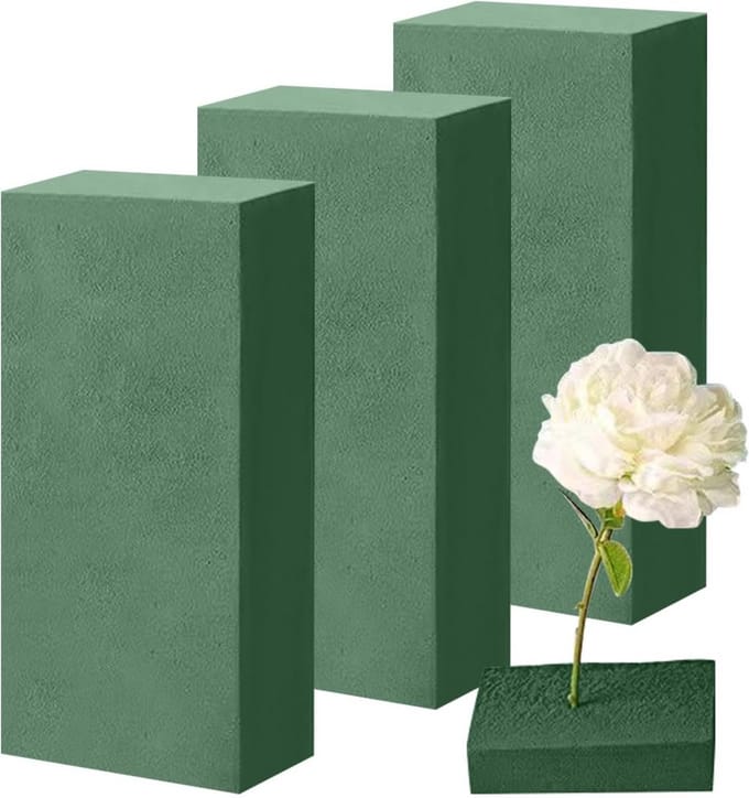 Steekschuim voor Bloemstukken - 3 Stuks Nat Insteekschuim voor Bruiloften en Feesten