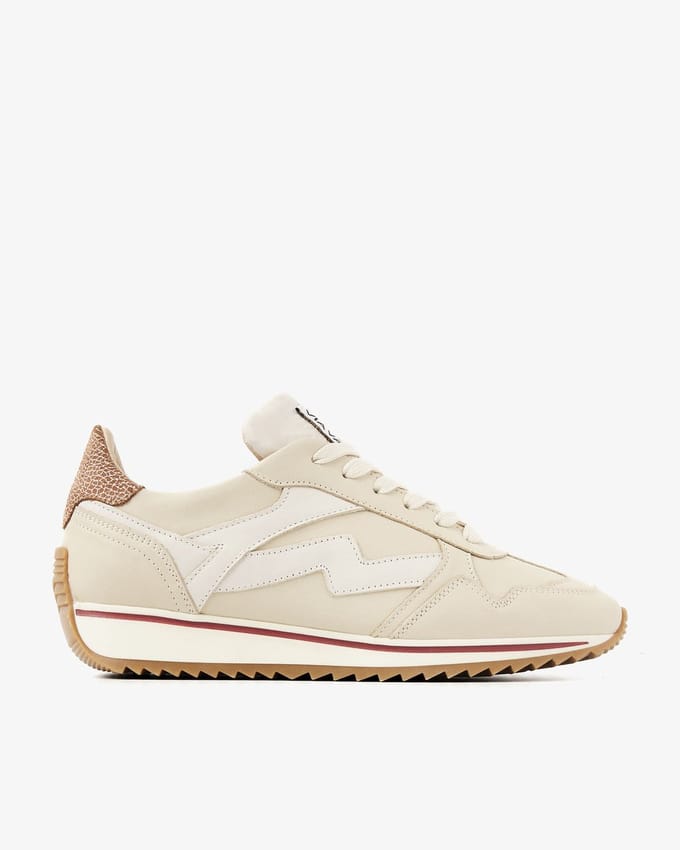 VIA VAI Mikki Alex Sneakers dames - Su�de,Leer - Beige