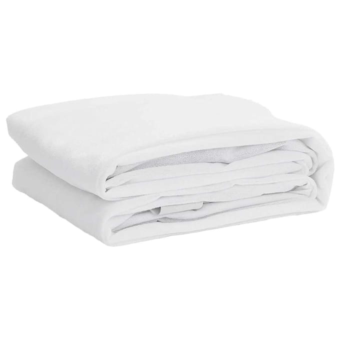 vidaXL - Matrasbeschermer - waterdicht - 160x200 - cm - wit