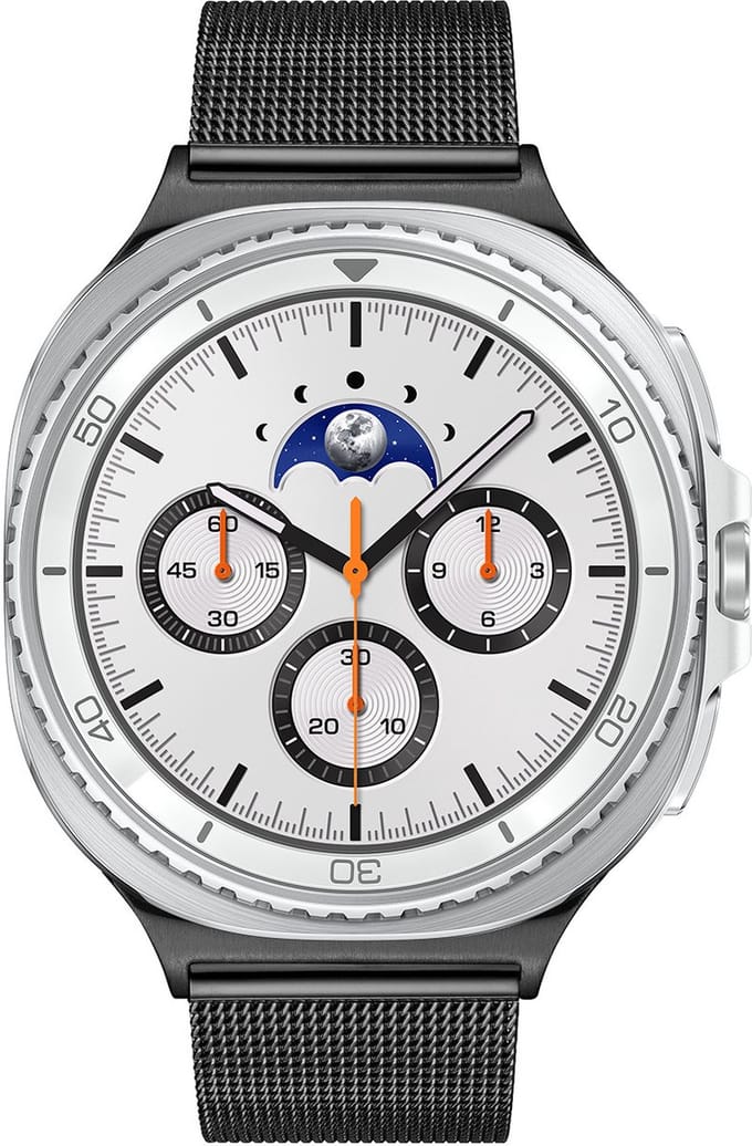 Samsung Special Edition Galaxy Watch 8 CLASSIC LTE Wit/Zwart Mesh 46mm