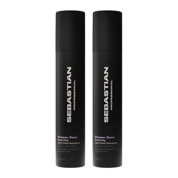 2x Sebastian Shaper Zero Gravity Hairspray 300ml