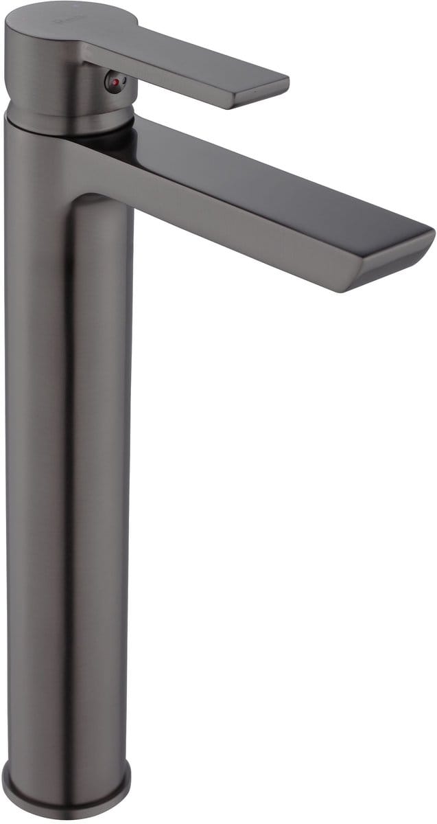Rea Argus High - Wastafelkraan - Titanium - 4,6X9,4X28,5Cm