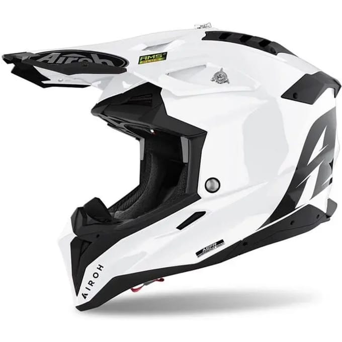Airoh Aviator 3 AMS� Solid glans wit