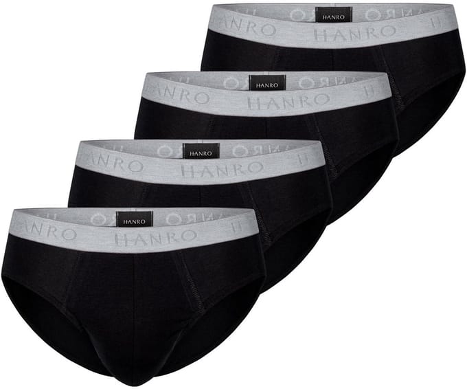 Hanro Heren slip / onderbroek 4 pack Cotton Essentials