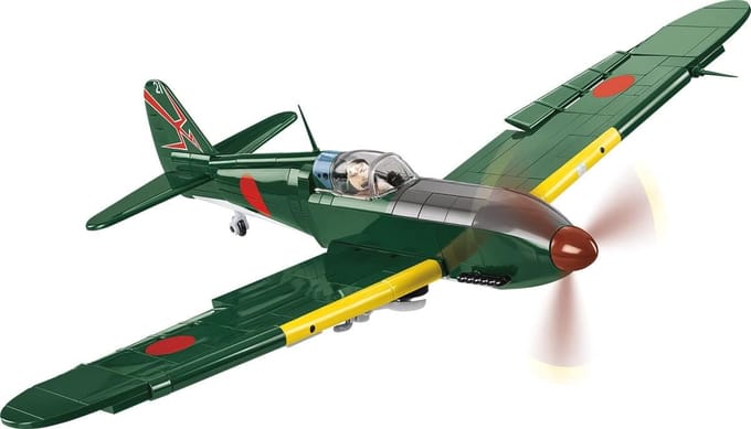 Gevechtsvliegtuig Model 1:32 - Historisch Bouwset van Het Japanse KI-61