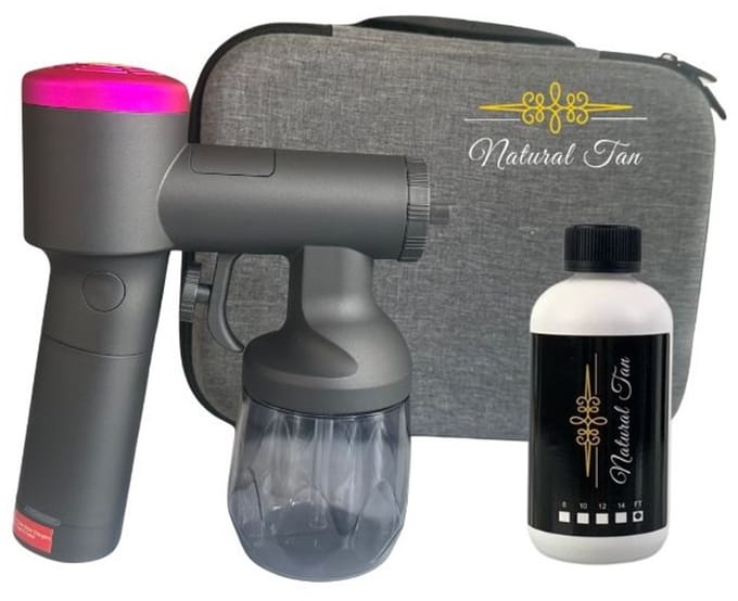 Natural Tan - Spray Tan Apparaat - Starterspakket Cordless Natural Tan Fast Tan