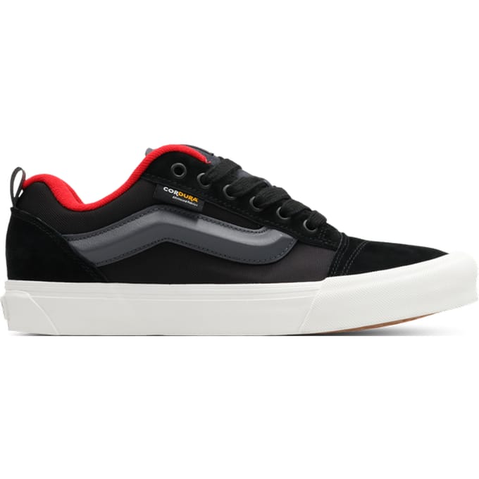 Vans - KNU Skool - Sneakers - Mannen - Zwart/Rood - Maat 44
