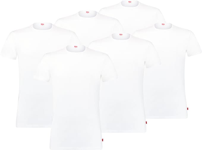6-pack Levi's heren T-shirt 6-pack