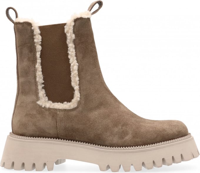 Maruti - Emma Chelsea boots Taupe - Taupe - Teddy - 41