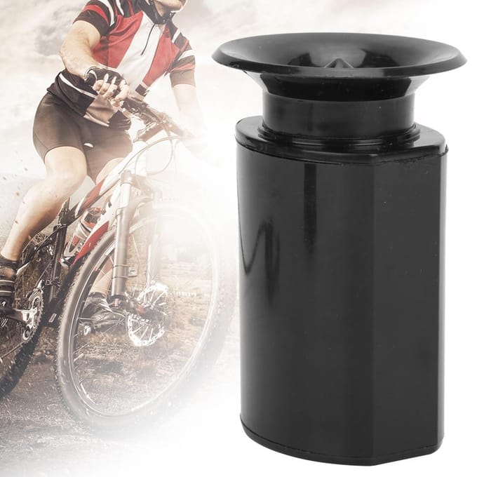 Fietsbel Hoorn Luid Geluid 6 Geluidsmodi Veiligheid Fietsuitrusting voor Fiets black