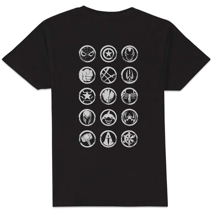 Marvel Rivals Character Lineup Unisex T-Shirt - Black - S