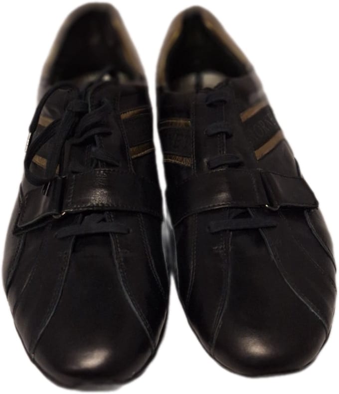 HORNET by Botticelli- SNEAKER-LEER /BLACK/GOLD-43