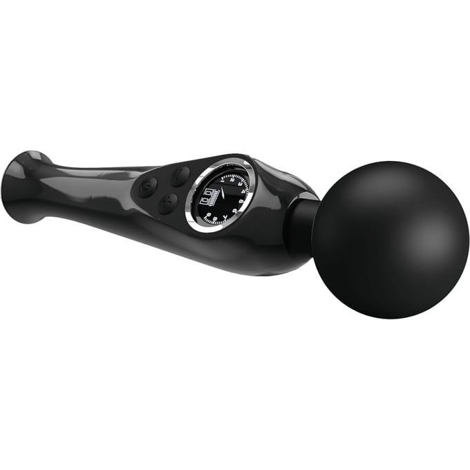 Pretty Love - Skyler - Wand Vibrator met Digitaal LED Display - Zwart