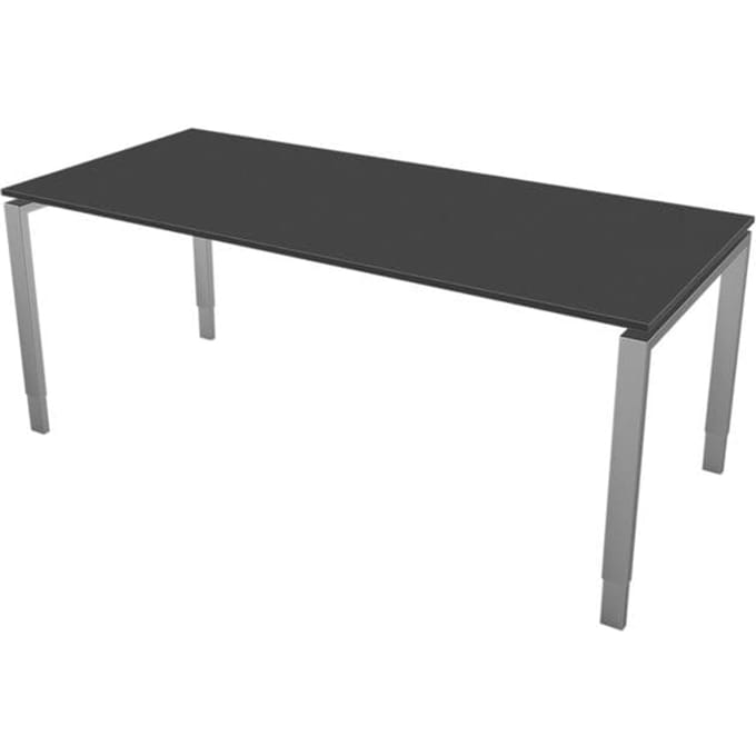 Eettafel Beta 180cm antraciet hoogte verstelbaar