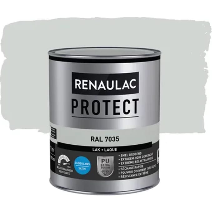 Renaulac Lak Protect Ral7035 Zijdeglans 750ml