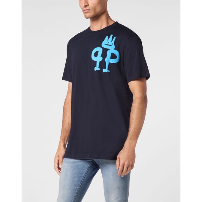 T-Shirt Ronde Hals King Plein