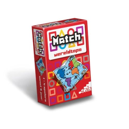 Scala Match Wereldtopo - Educatief Kaartspel