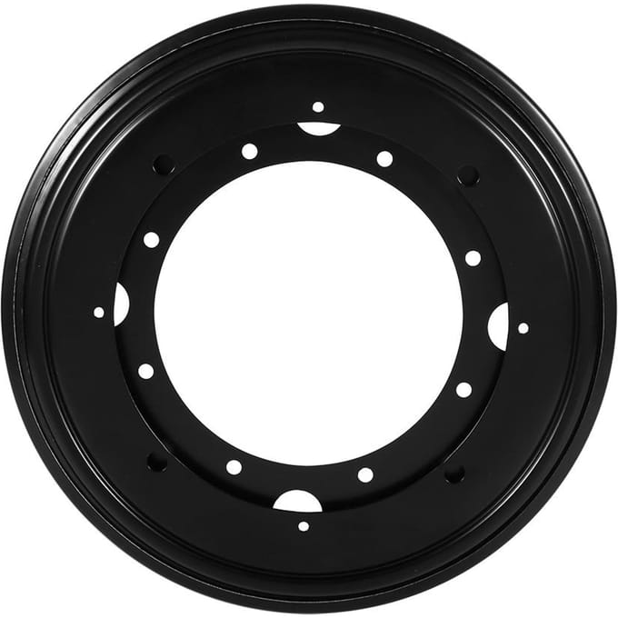 Zware Ronde Gegalvaniseerde Lazy Susan Draaitafel Lager Roterende Draaiplaat (9  Zwart)