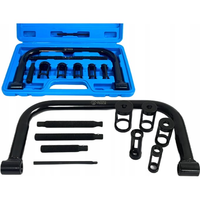 AMD TOOLS Professional - Ventieldemontageset - 10-Delig - Inclusief koffer - Voor auto & motor