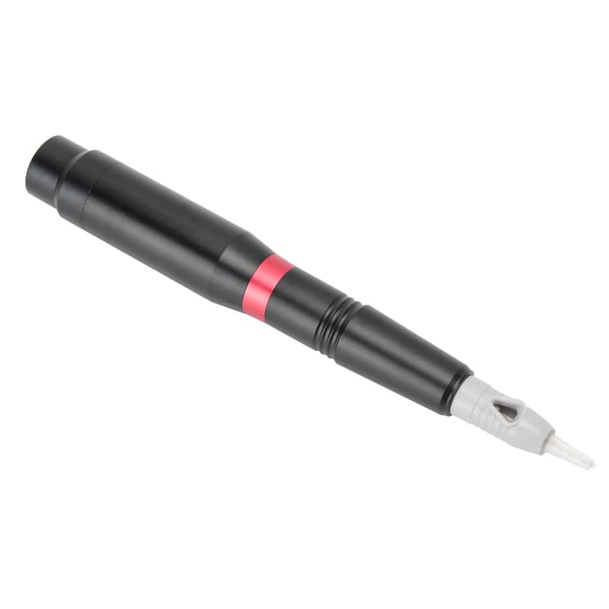 Machine à tatouer microblading 5 vitesses, blanchiment des sourcils et des lèvres, stylo semi-permanent EU Plug gray