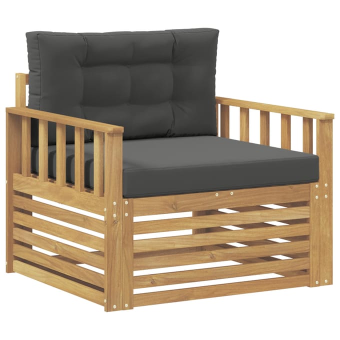 vidaXL - Buitensofa - Polyester - Wit