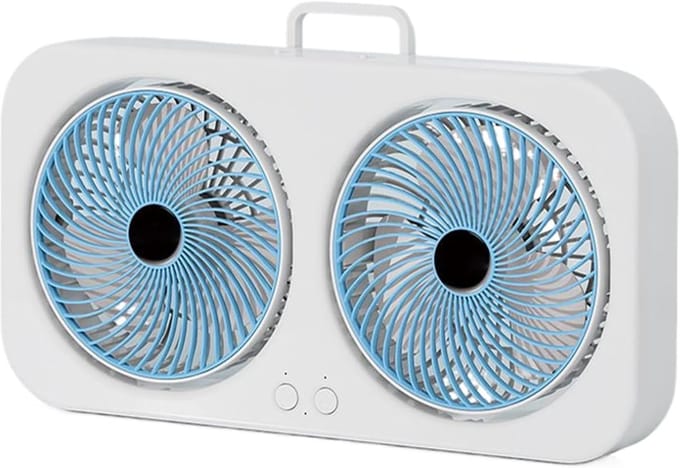 VHV - Campingventilator - campingventilator met lamp - USB oplaadbaar, stil - voor camping, tent, caravan