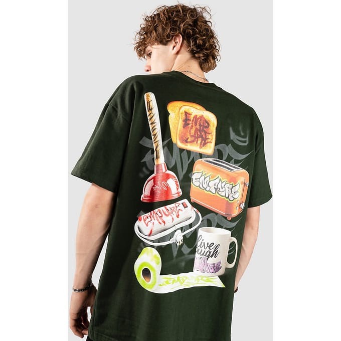 Empyre Portable Toast Boxy T-Shirt groen