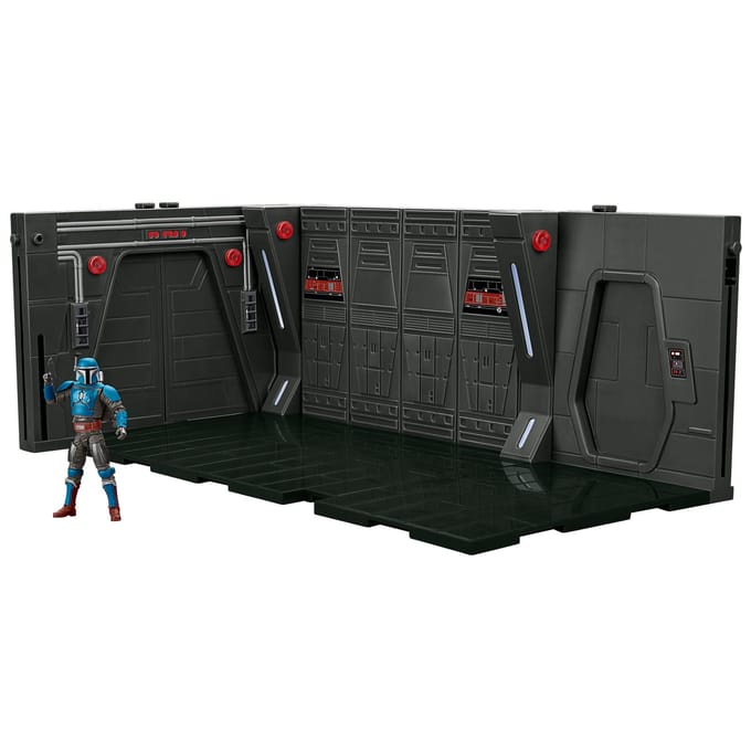 STAR WARS - Moff Gideon's Light Cruiser Hallway + Mandalorian Privateer - Vintage Collection 10cm