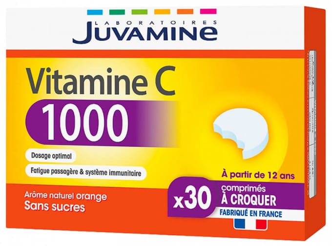 Juvamine Vitamine C 1000 30 Kauwtabletten