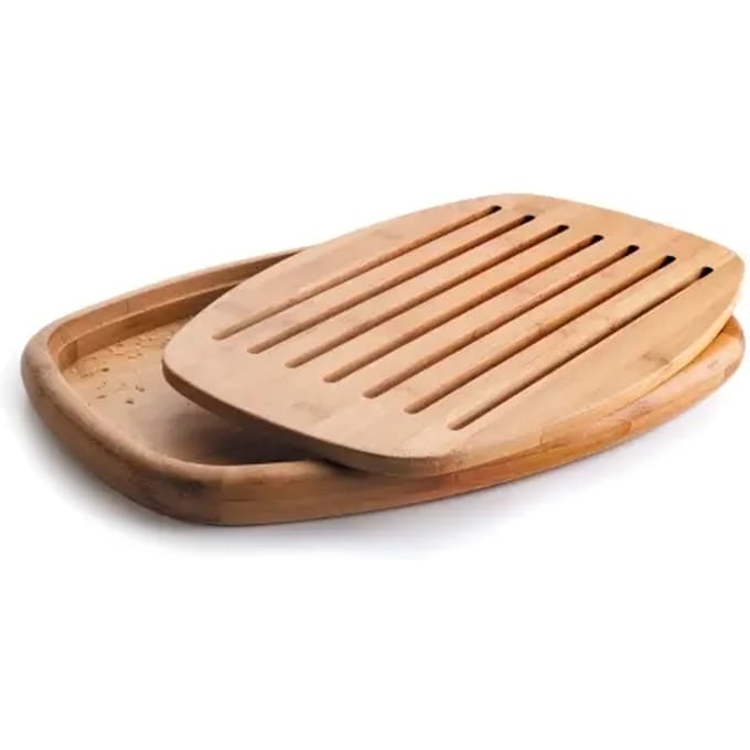 Ovale snijplank Lacor Pain Bambou