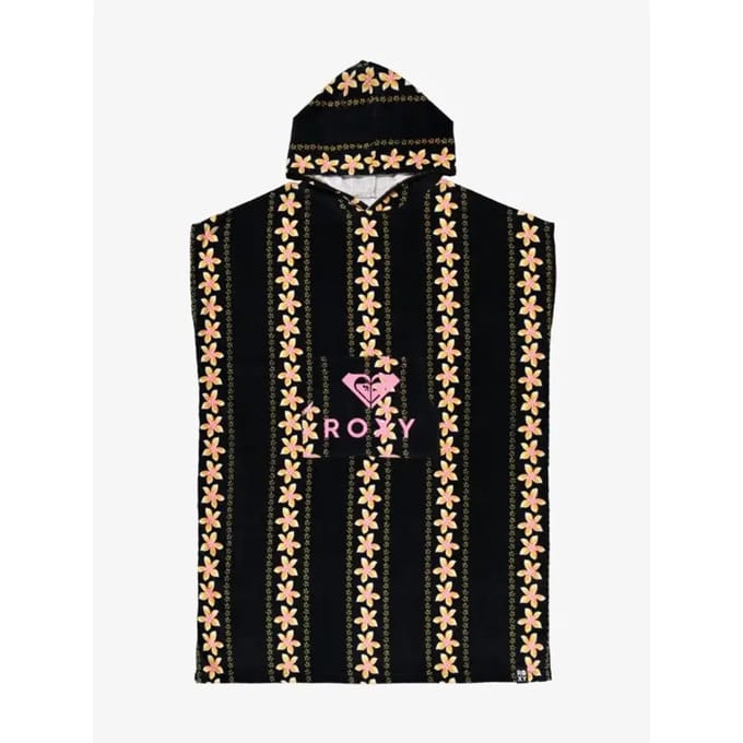 Roxy Stay Magical Printed Surf Poncho zwart