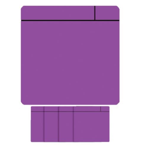 Scrum whiteboard magneet - Klein 5x - Paars