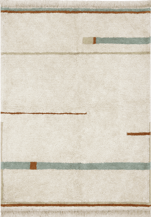 Lorena Canals Eco-City Lanes Vintage Blue - 140 x 200 cm