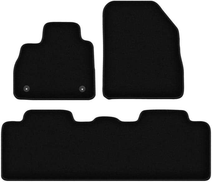 BASIC zwarte velours matten voor: Renault Espace V minivan (2015-)