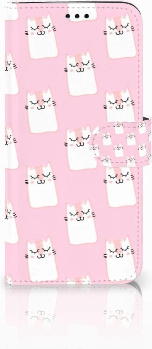 Samsung Galaxy S9 Plus Telefoonhoesje met Pasjes Sleeping Cats