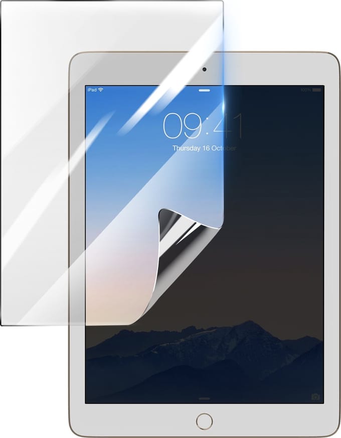 3mk, Geschikt voor iPad Air 2, Schokbestendige Hydrogel Screenprotector, Transparant